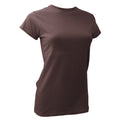 Chocolate - Front - Anvil Womens Fit Fashion Tee - T-Shirt