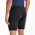 Black - Back - Rhino Childrens Boys Thermal Underwear Sports Base Layer Shorts