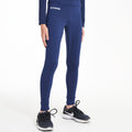 Navy - Side - Rhino Kids Boys Thermal Underwear Boys Base Layer Leggings - Long Johns