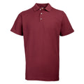 Burgundy - Front - RTY Workwear Mens Pique Knit Heavyweight Polo Shirt (S-10XL) - Extra Large Sizes