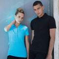 Black - Lifestyle - Skinni Fit Mens Stretch Polo Shirt