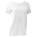 White - Front - Anvil Womens Sheer Scoop Tee - T-Shirt