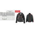 Black - Pack Shot - Spiro Womens-Ladies Nero Premium Outdoor Sports Jacket (Waterproof & Breathable)