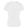 White-Red - Back - Spiro Womens-Ladies Sports Dash Performance Training T-Shirt
