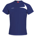 Navy-White - Front - Spiro Mens Sports Dash Performance Training Shirt