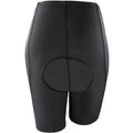 Black - Back - Spiro Ladies-Womens Padded Bikewear - Cycling Shorts