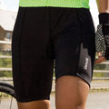 Black - Side - Spiro Ladies-Womens Padded Bikewear - Cycling Shorts