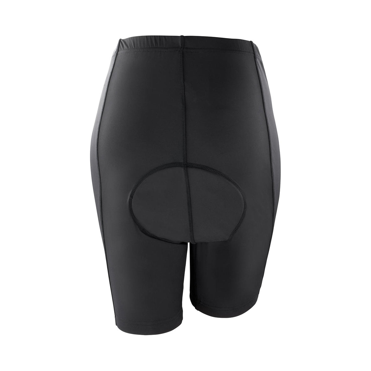 Black - Back - Spiro Mens Padded Bikewear - Cycling Shorts