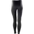 Black - Back - Spiro Mens Bodyfit Sports Performance Base Layer Leggings