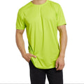 Lime Green - Back - Spiro Mens Quick-Dry Sports Short Sleeve Performance T-Shirt