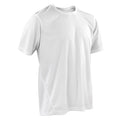 White - Front - Spiro Mens Quick-Dry Sports Short Sleeve Performance T-Shirt