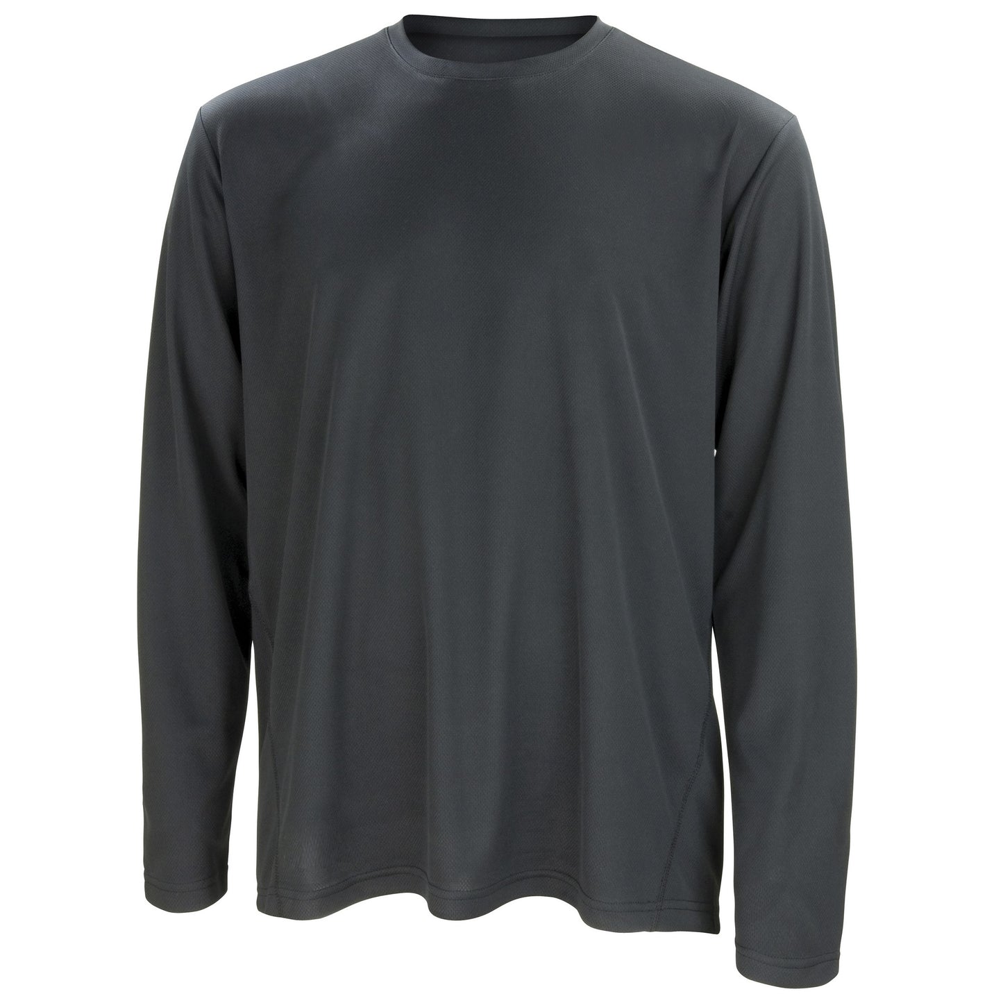 Black - Front - Spiro Mens Sports Quick-Dry Long Sleeve Performance T-Shirt