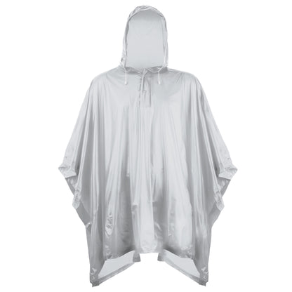 Silver - Front - Splashmacs Unisex Adults Plastic Poncho - Rain Mac