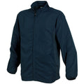 Navy-Navy-Navy - Front - Tombo Teamsport Mens Sports Full Zip Lined Training Top - Jacket