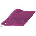 Fuchsia - Front - Towel City Luxury Range 550 GSM - Sports Golf Towel (30 X 50 CM)