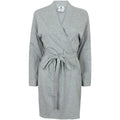 Heather Grey - Front - Towel City Womens-Ladies Wrap Bath Robe - Towel (180 GSM)