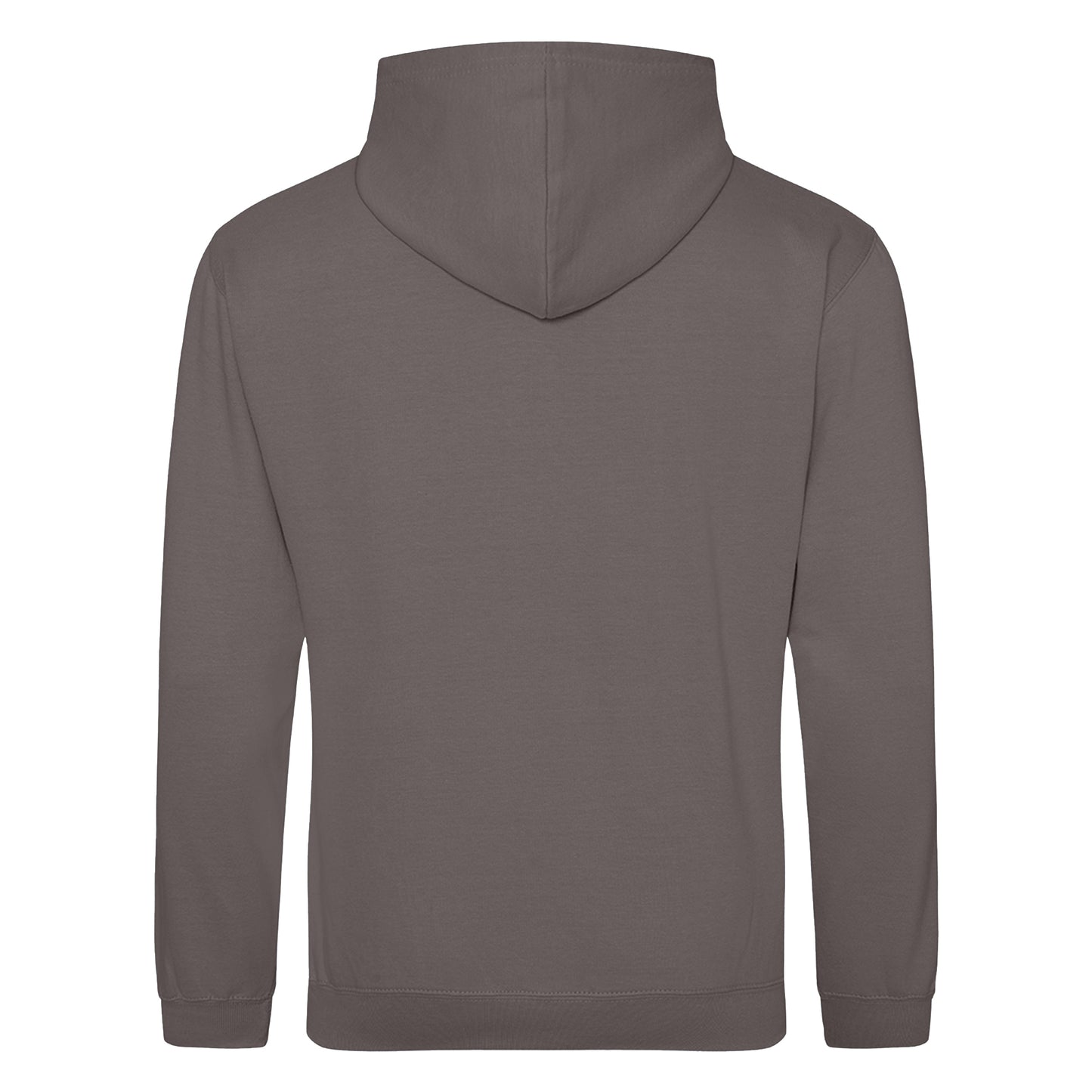 Steel Grey - Back - Awdis Unisex College Hooded Sweatshirt - Hoodie