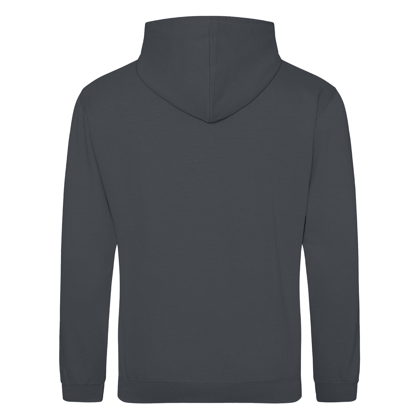 Storm Grey - Back - Awdis Unisex College Hooded Sweatshirt - Hoodie