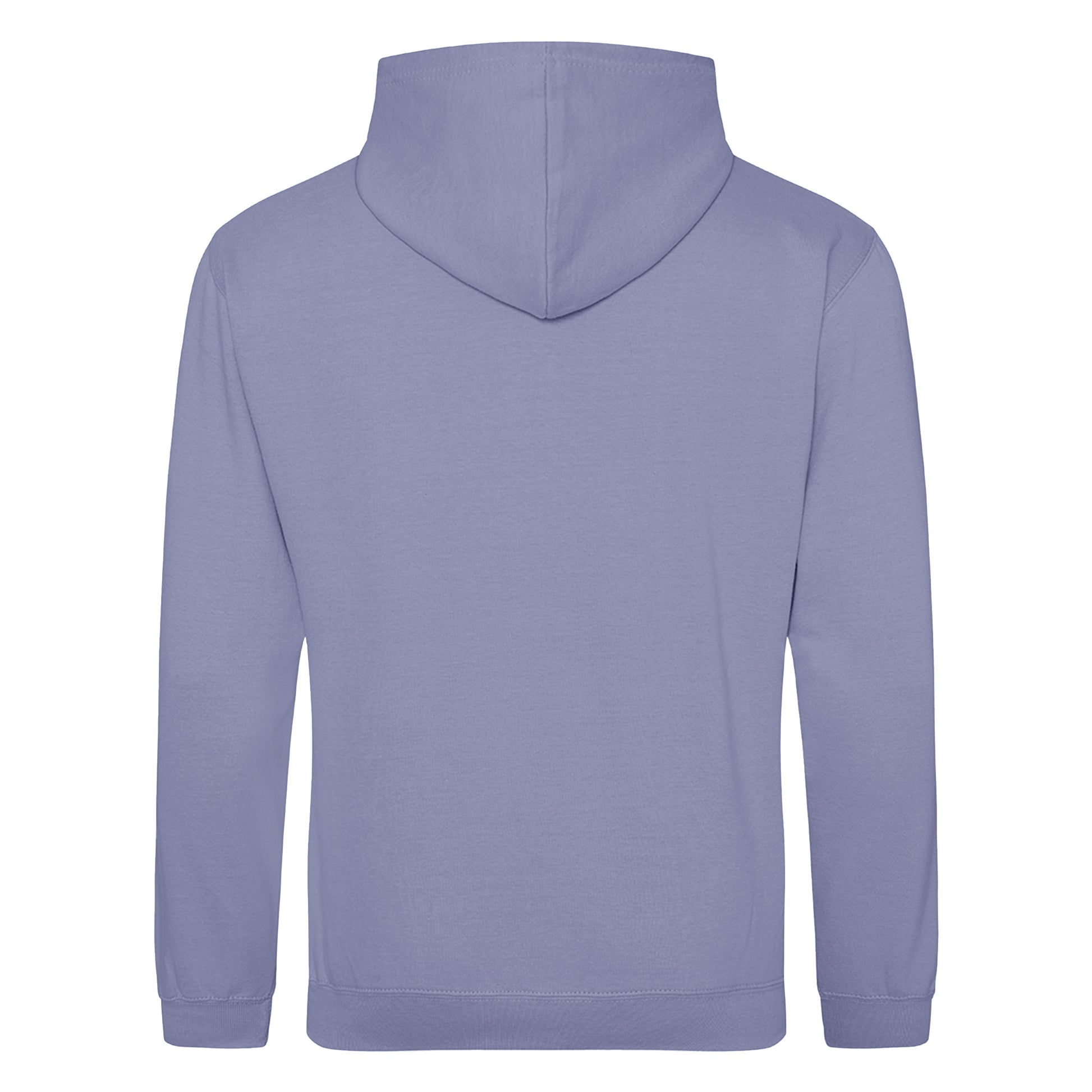 True Violet - Back - Awdis Unisex College Hooded Sweatshirt - Hoodie
