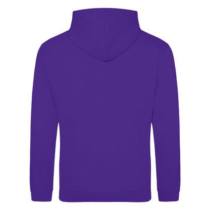 Ultra Violet - Back - Awdis Unisex College Hooded Sweatshirt - Hoodie