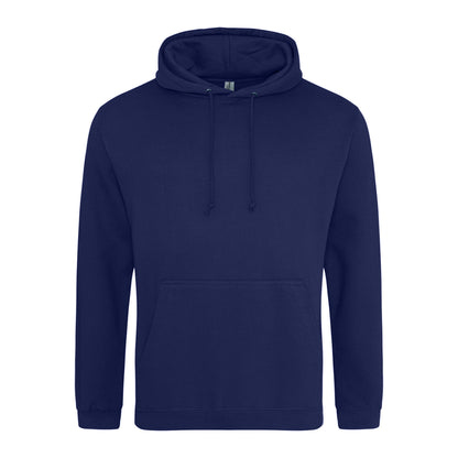 Oxford Navy - Front - Awdis Unisex College Hooded Sweatshirt - Hoodie