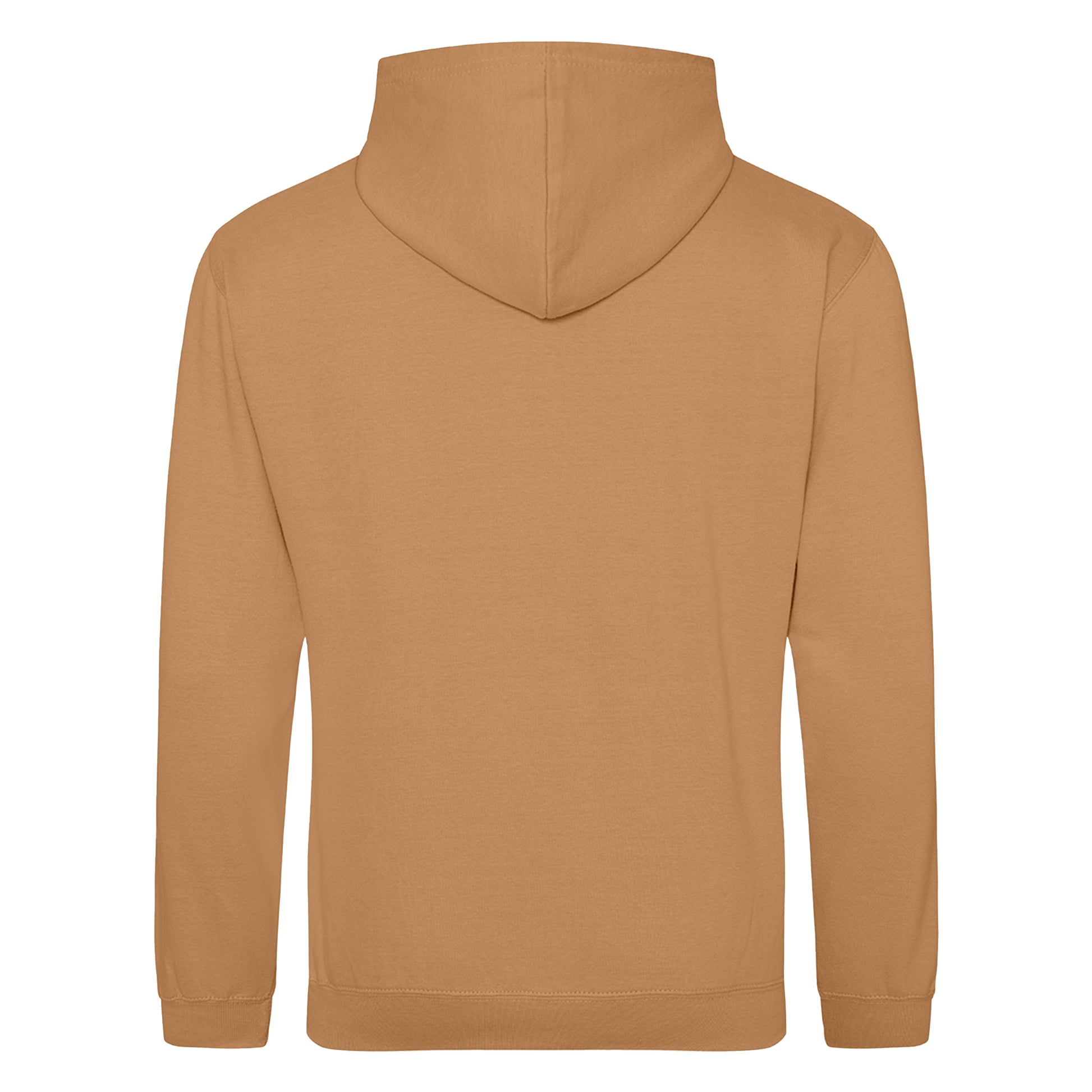 Caramel Latte - Back - Awdis Unisex College Hooded Sweatshirt - Hoodie