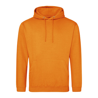 Pumpkin Pie - Front - Awdis Unisex College Hooded Sweatshirt - Hoodie