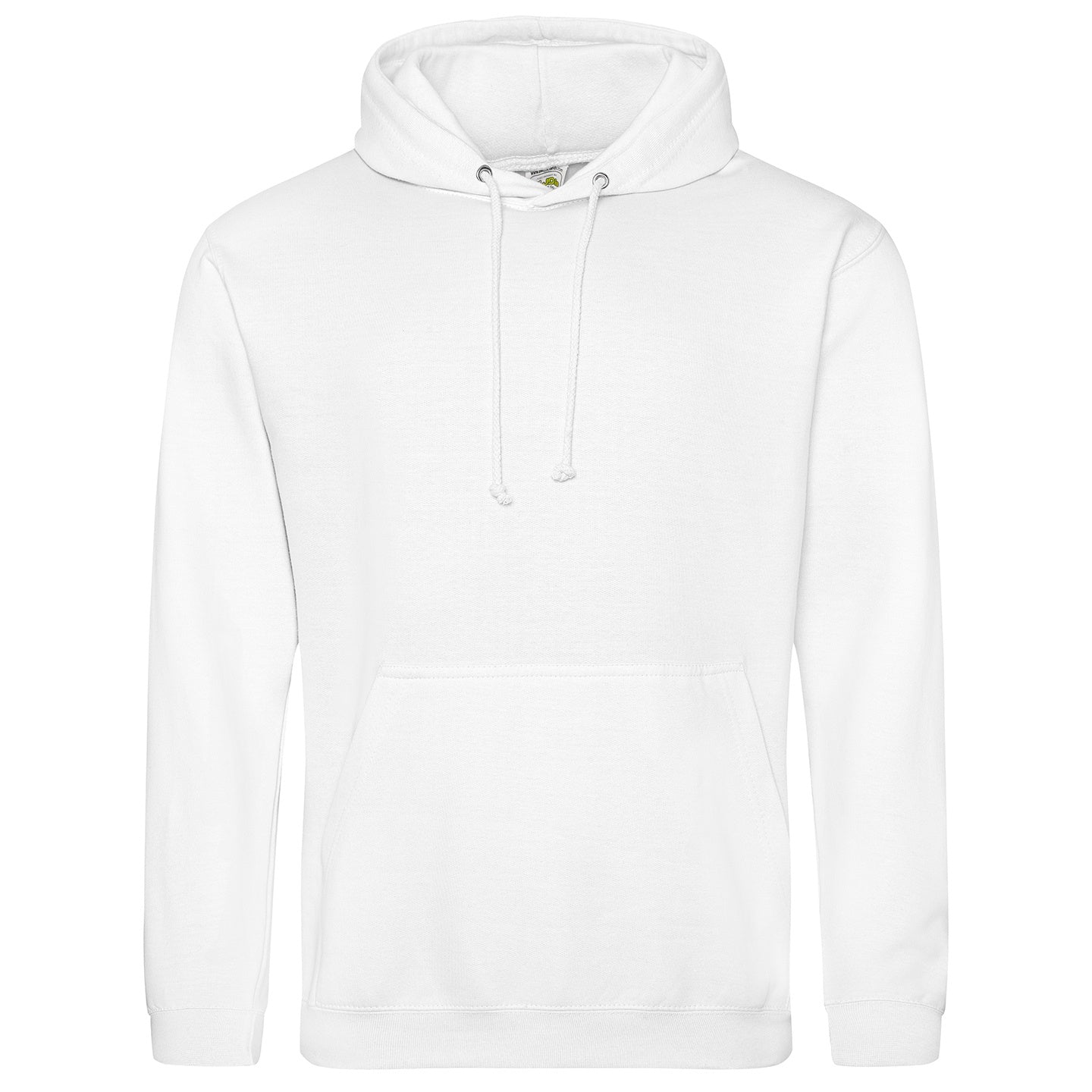 Arctic White - Front - Awdis Unisex College Hooded Sweatshirt - Hoodie