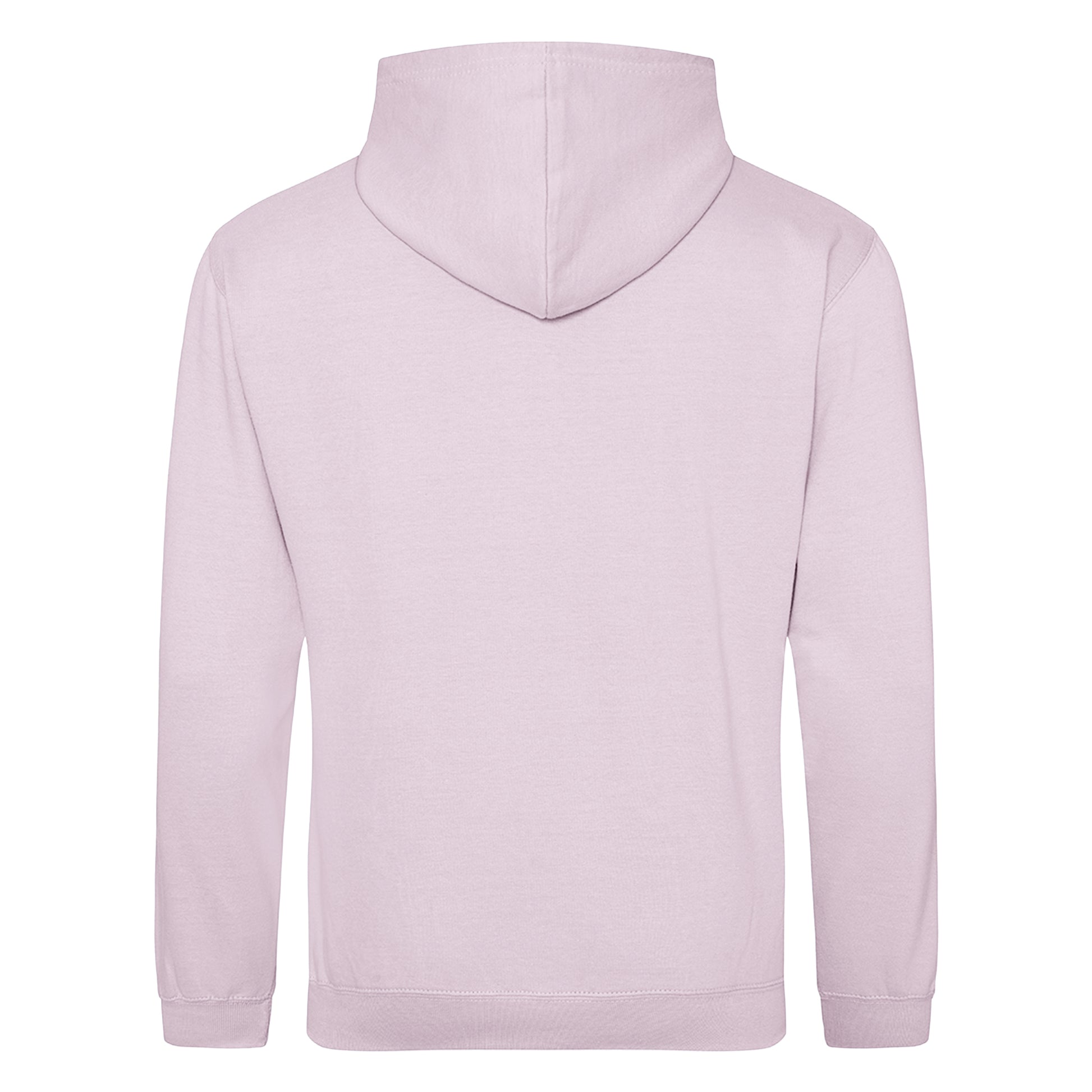 Baby Pink - Back - Awdis Unisex College Hooded Sweatshirt - Hoodie