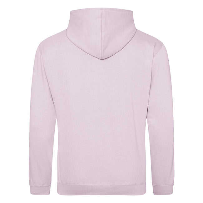 Baby Pink - Back - Awdis Unisex College Hooded Sweatshirt - Hoodie