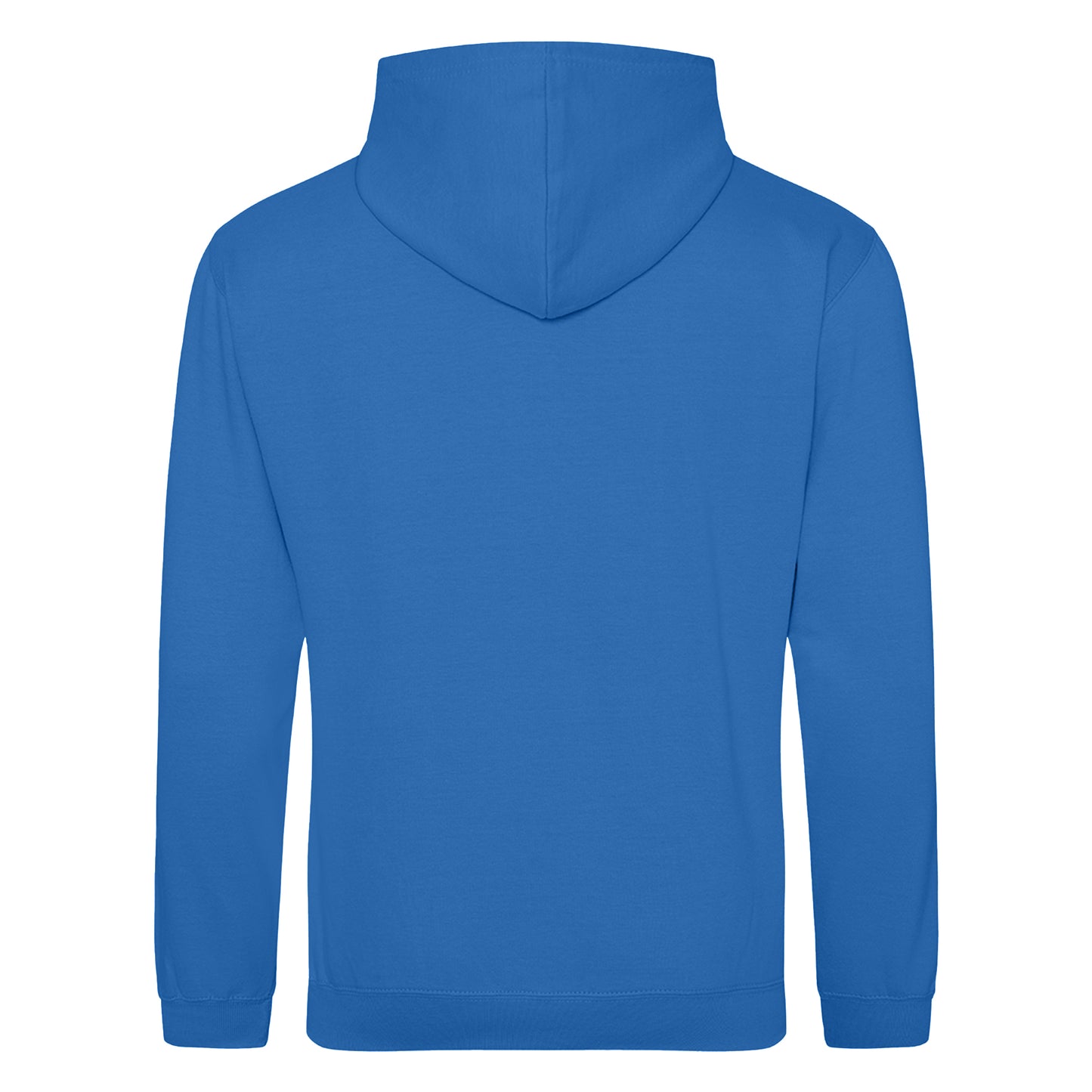 Sapphire Blue - Back - Awdis Unisex College Hooded Sweatshirt - Hoodie