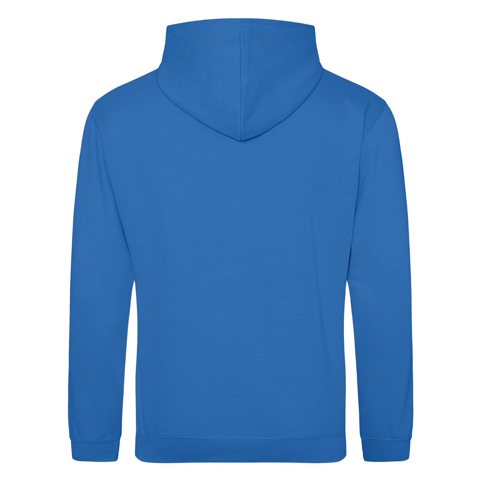Sapphire Blue - Back - Awdis Unisex College Hooded Sweatshirt - Hoodie