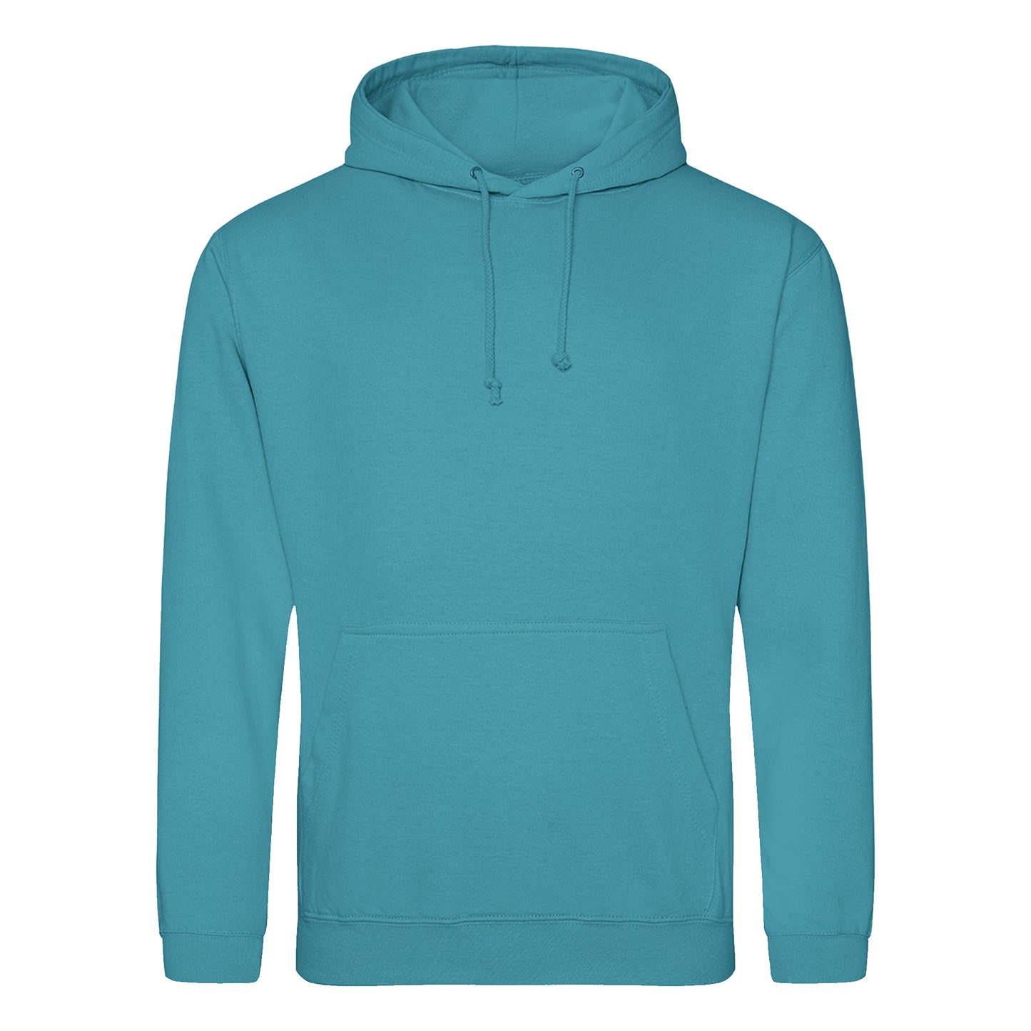 Lagoon Blue - Front - Awdis Unisex College Hooded Sweatshirt - Hoodie