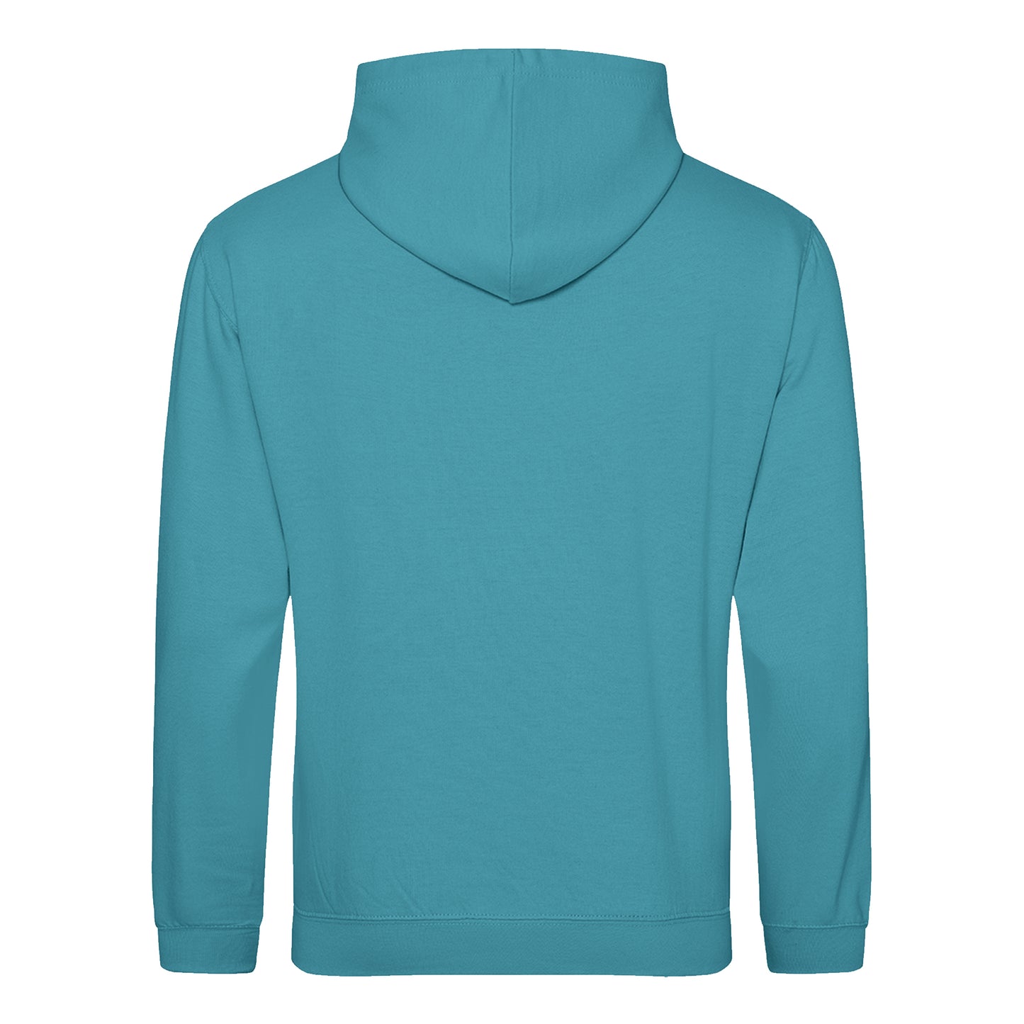 Lagoon Blue - Back - Awdis Unisex College Hooded Sweatshirt - Hoodie