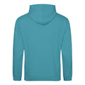 Lagoon Blue - Back - Awdis Unisex College Hooded Sweatshirt - Hoodie