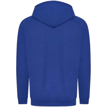 Bright Royal Blue - Back - Awdis Unisex College Hooded Sweatshirt - Hoodie