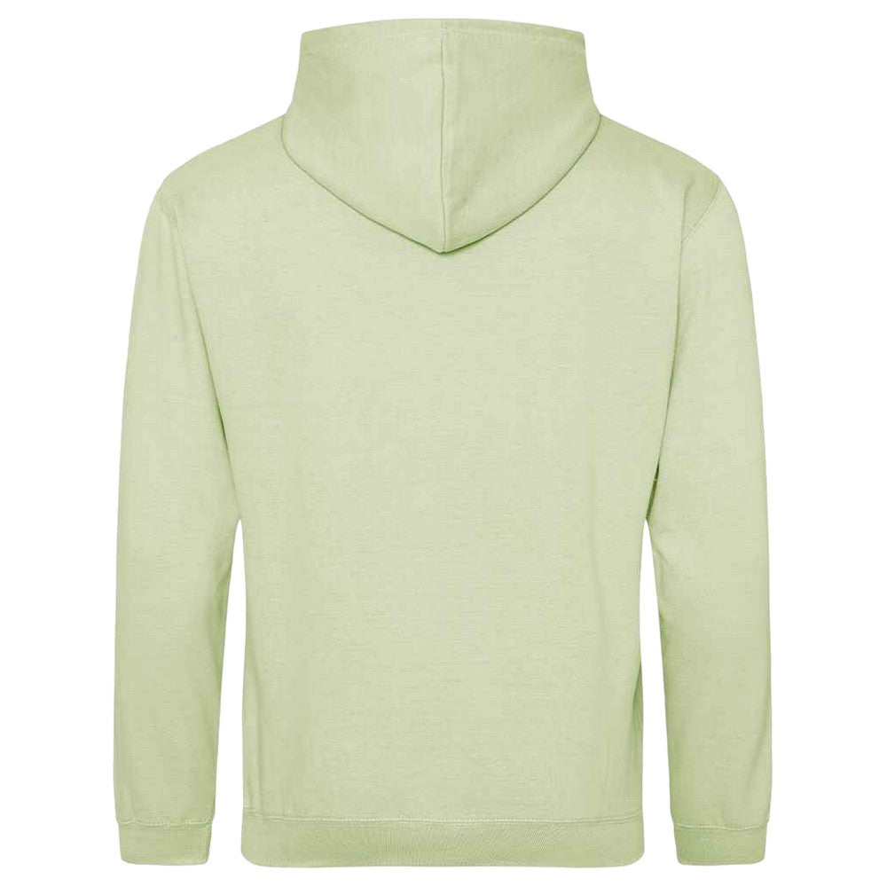 Pistachio Green - Back - Awdis Unisex College Hooded Sweatshirt - Hoodie