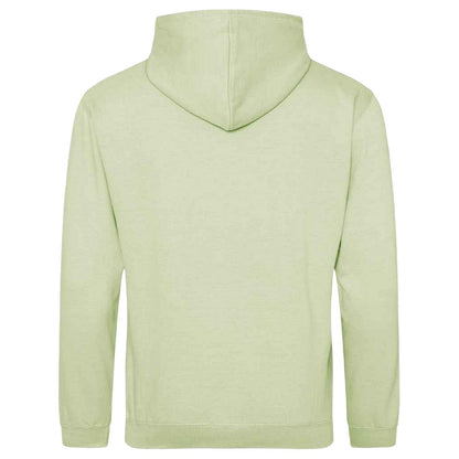 Pistachio Green - Back - Awdis Unisex College Hooded Sweatshirt - Hoodie