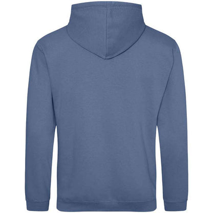 Atlantic Blue - Back - Awdis Unisex College Hooded Sweatshirt - Hoodie