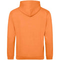 Light Orange - Back - Awdis Unisex College Hooded Sweatshirt - Hoodie