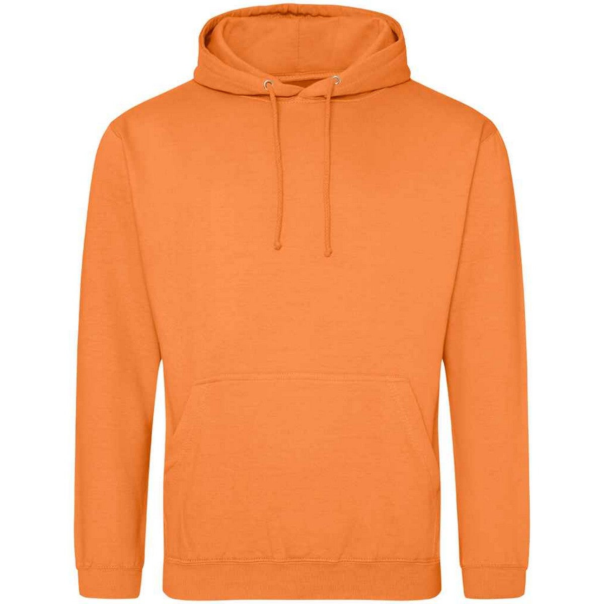 Light Orange - Front - Awdis Unisex College Hooded Sweatshirt - Hoodie
