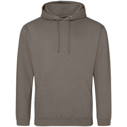 Natural Clay - Front - Awdis Unisex College Hooded Sweatshirt - Hoodie