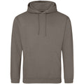 Natural Clay - Front - Awdis Unisex College Hooded Sweatshirt - Hoodie