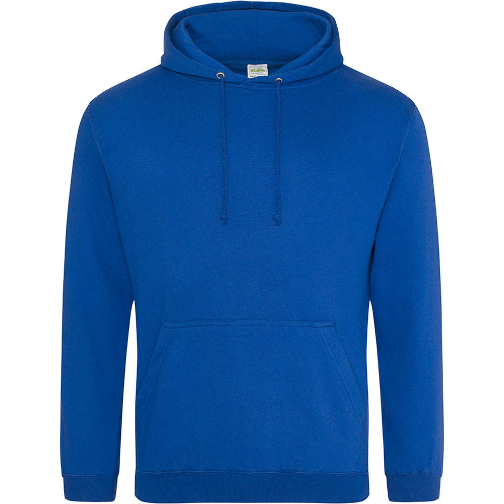 Royal Blue - Front - Awdis Unisex College Hooded Sweatshirt - Hoodie