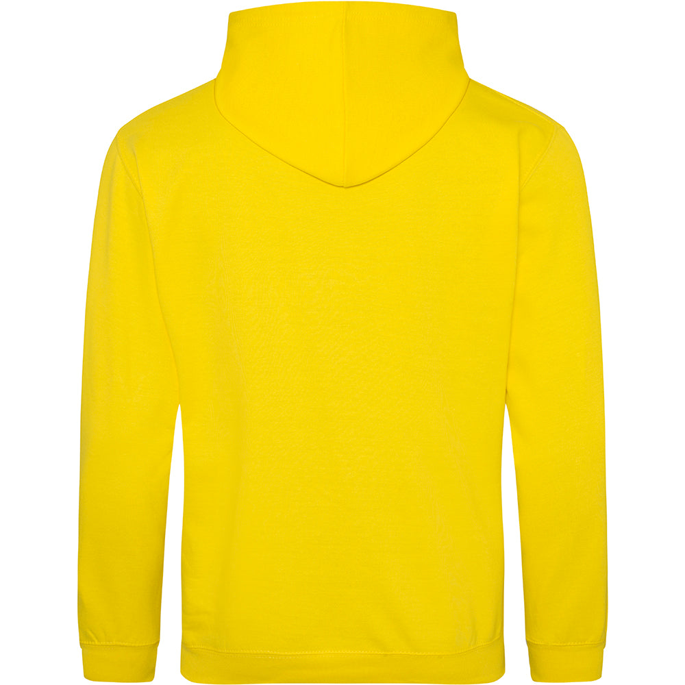 Sun Yellow - Back - Awdis Unisex College Hooded Sweatshirt - Hoodie