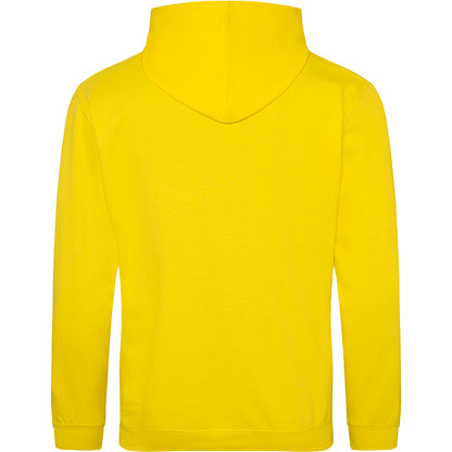 Sun Yellow - Back - Awdis Unisex College Hooded Sweatshirt - Hoodie