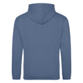Airforce Blue - Back - Awdis Unisex College Hooded Sweatshirt - Hoodie