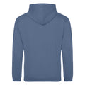 Turquoise Surf - Side - Awdis Unisex College Hooded Sweatshirt - Hoodie