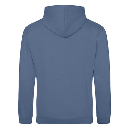 Turquoise Surf - Side - Awdis Unisex College Hooded Sweatshirt - Hoodie