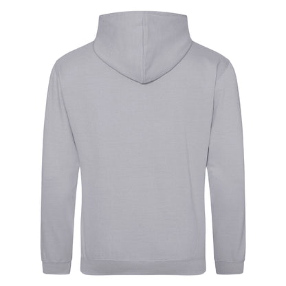 Moondust Grey - Back - Awdis Unisex College Hooded Sweatshirt - Hoodie